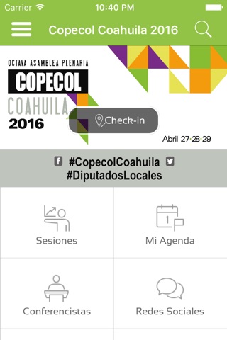 Copecol Coahuila 2016 screenshot 2