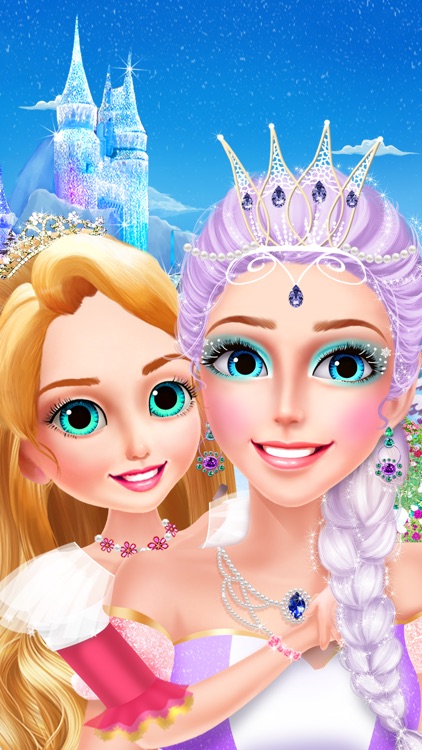 Ice Queen Magic Salon - Royal Family Fun with Girls Spa, Makeup & Princess Makeover Game