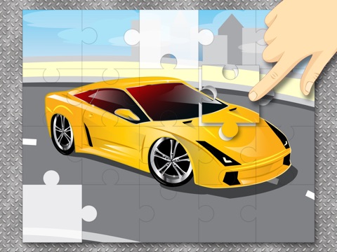 Sports Cars & Monster Trucks Jigsaw Puzzles : logic game for toddlers, preschool kids and little boys screenshot 3