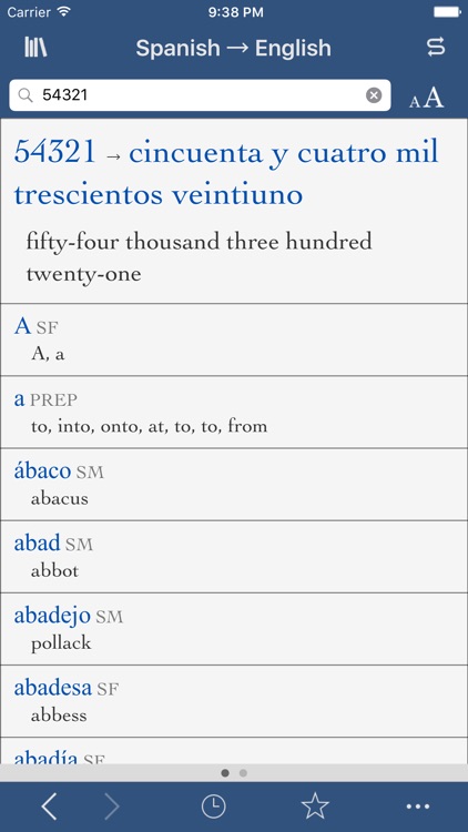 Collins Spanish-English Translation Dictionary and Verbs