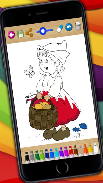 How to cancel & delete Tales coloring book & paint fables from iphone & ipad 2