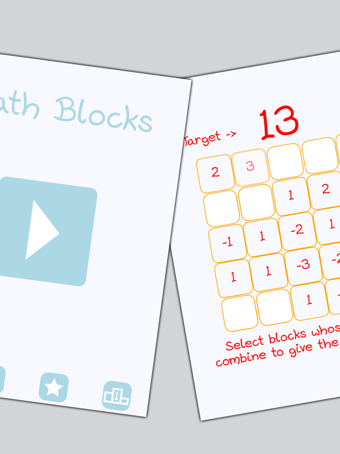 Math Blocks - The free and simple super casual mathematical equation game