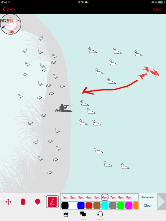 Snow Goose Hunting Diagram Builder Goose Hunting screenshot-0