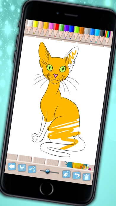 How to cancel & delete Cats coloring pages - drawings to paint and color kittens from iphone & ipad 4