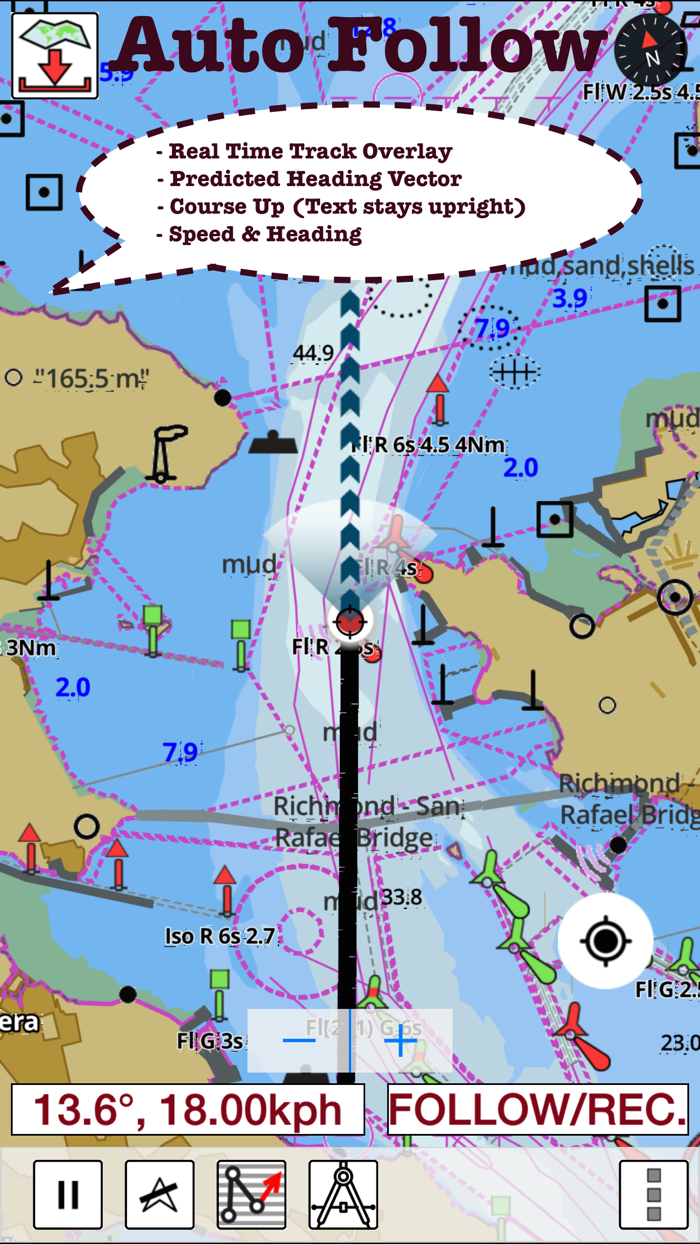 i-BoatingAustralia  New Zealand - Gps Marine/Nautical Charts  Navigation Maps