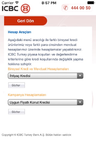 ICBC Turkey Mobil screenshot 3