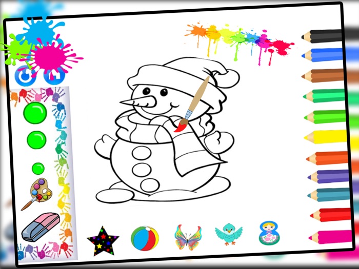 Toddlers Coloring Pages - Free Fun drawing pad