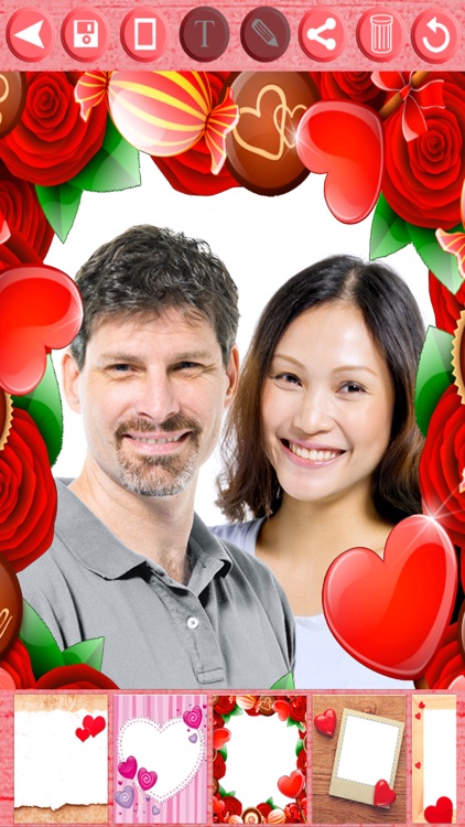 Valentine love frames - Photo editor to put your Valentine love photos in romantic love frames screenshot-3
