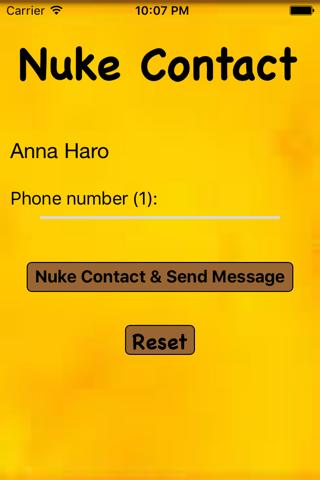Nuke Contact screenshot 2