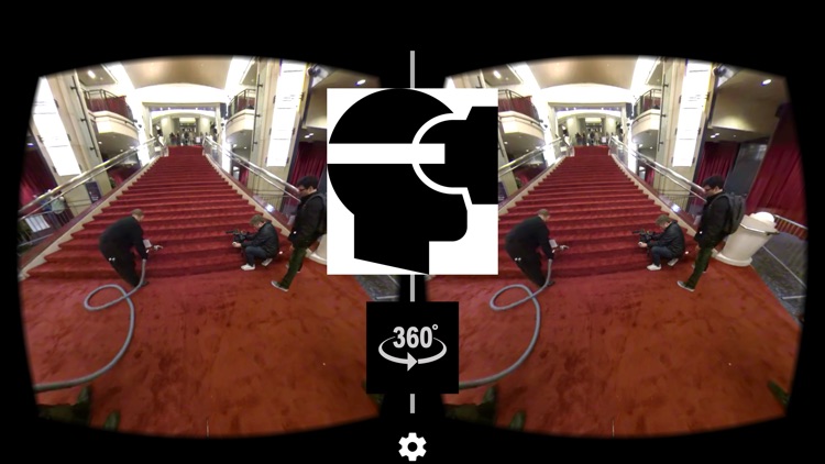 VR Virtual Reality press360 Hollywood Red Carpet setup