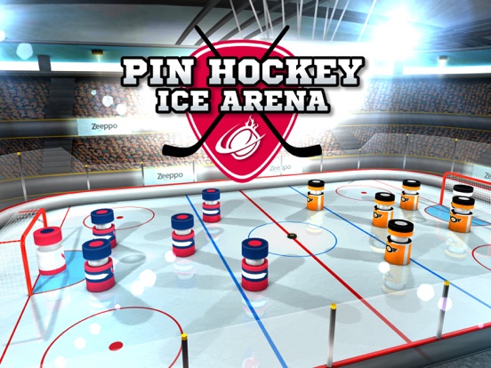 Игра Pin Hockey - Ice Arena - Glow like a superstar air master