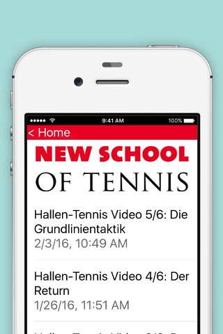 New School of Tennis screenshot 3