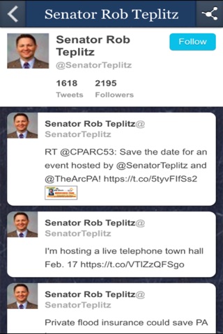 Senator Rob Teplitz screenshot 3