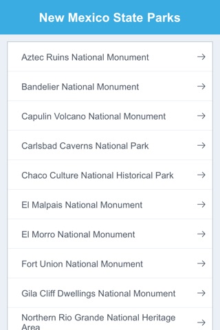 New Mexico State Parks & National Parks screenshot 2