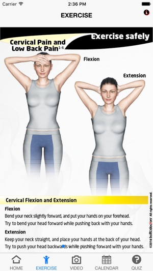 Exercise Cervical & Low Back Pain(圖2)-速報App