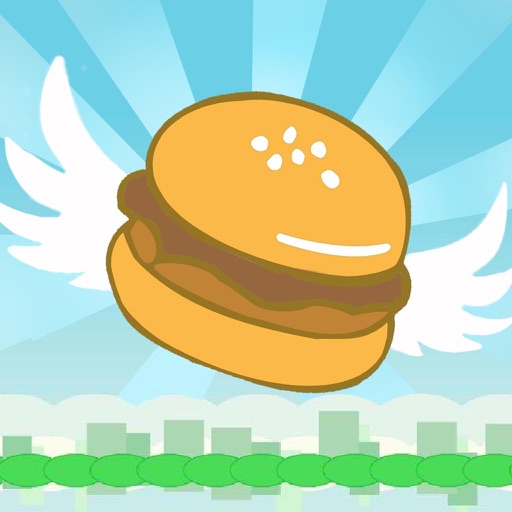 Flying Burger Adventure Icon