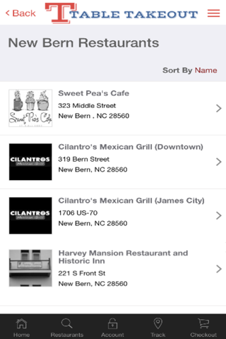 Table Takeout Restaurant Delivery Service screenshot 2