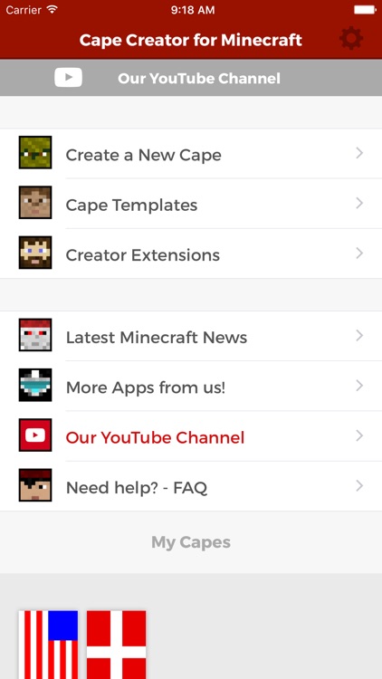 Cape Creator for Minecraft