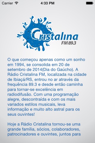 Cristalina FM screenshot 3