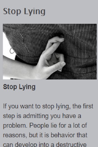 How To Stop Lying screenshot 2