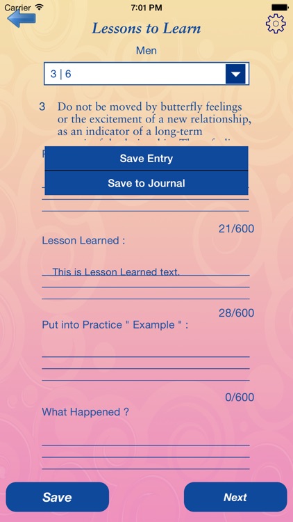 Journal Volume 3 (Ages 20-25) Young Adult Years-Preparing for Life screenshot-4