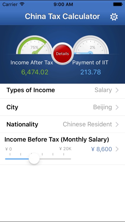 China Tax Calculator