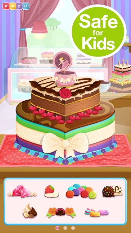 Cake Shop - Making & Cooking Cakes Game for Kids, by Pazu