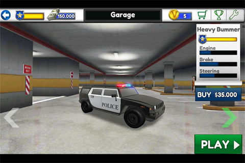 Police Parking 3D Extended 2 screenshot 4