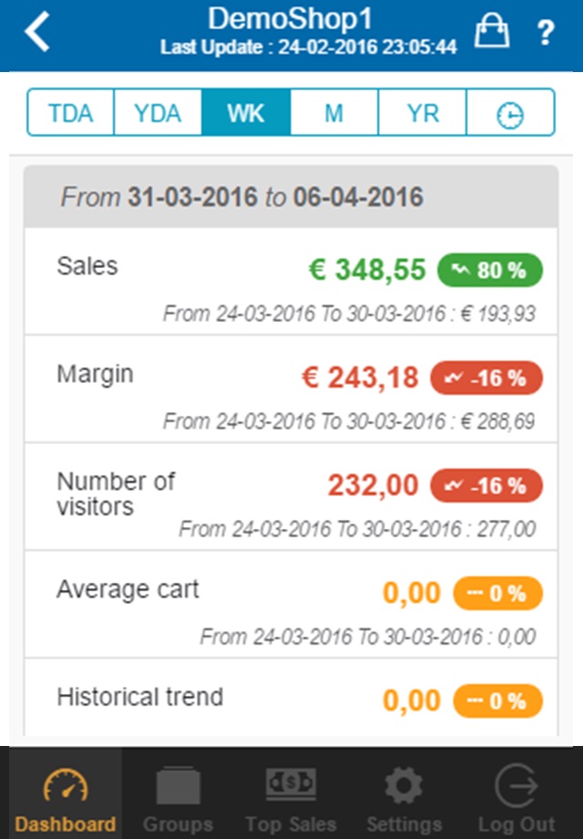 Sales app screenshot 2