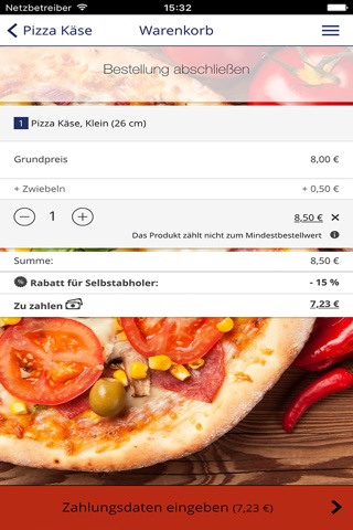 Domingo Pizza und Asia Service screenshot 2