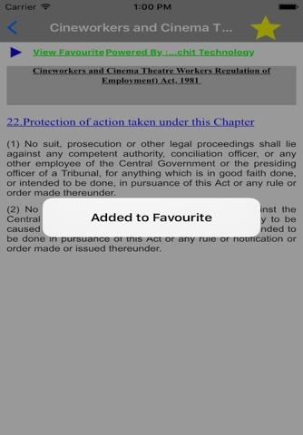 Cineworkers Act 1981 screenshot 2