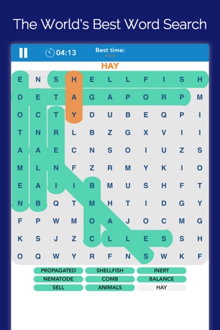 Word Search unlimited free: the amazing, funbrain and hard games screenshot 2