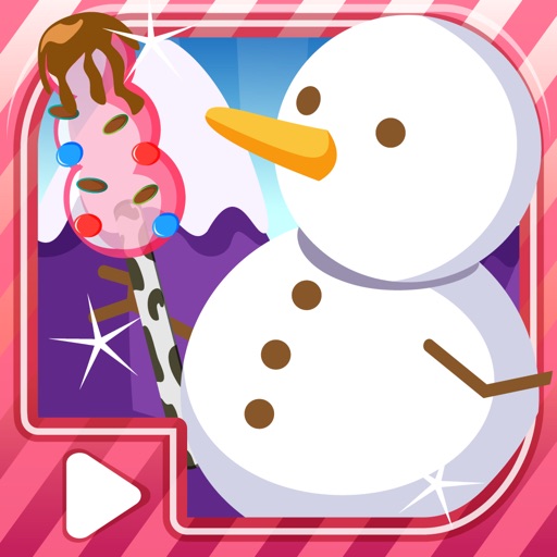 Knockdown Snowman Popsicles : Homemade Refreshing Ice Cream with Delicious Flavors iOS App