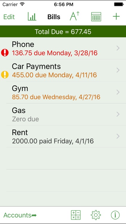 iCheckBalance: Checkbook & Bills Tracker screenshot-3