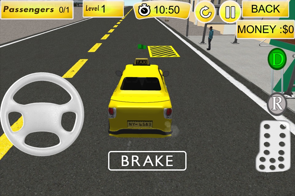 Extreme Taxi Driver 3D - Crazy Parking Adventure Simulators screenshot 4