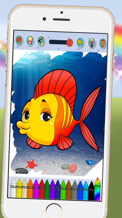 Paint animal coloring book for kids - Premium