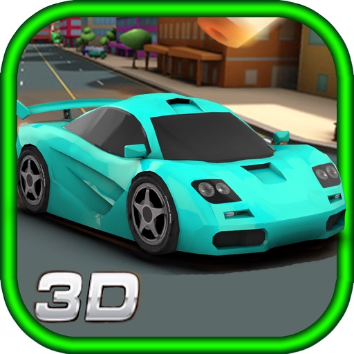 Racing Gangsta Car 3D in Highway Road - Free Race Game icon