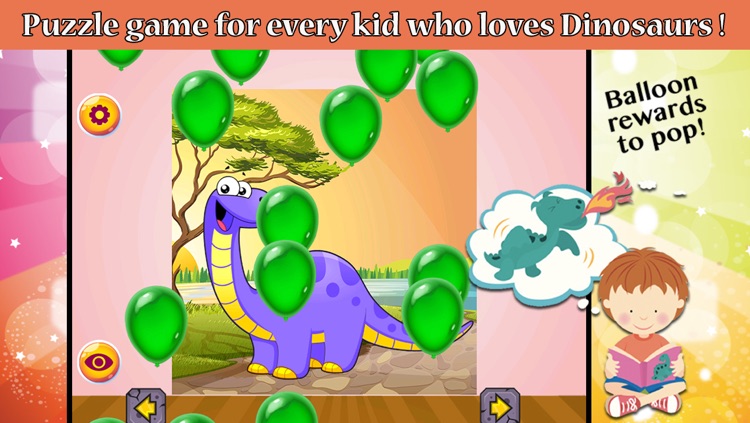 Dinosaurs Jigsaw Puzzle Games For Kids screenshot-4