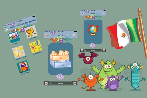 learn spanish for preschool - preschool spanish,spanish flash cards screenshot 3