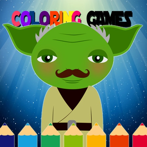 Kids Coloring Game For Starwar Edition icon