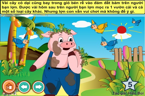 Truyện đọc: Bạn lợn lười tắm screenshot 4