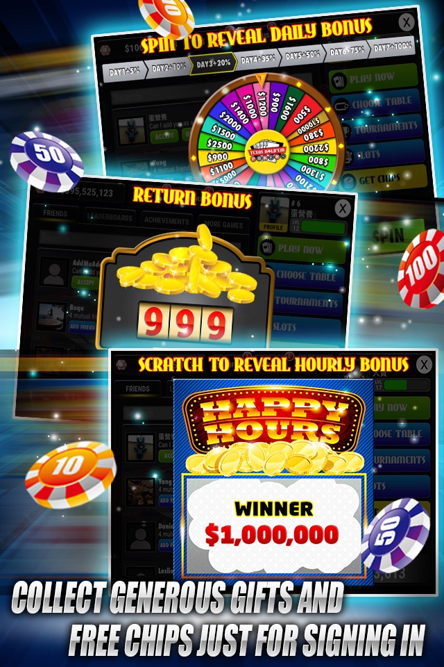 Boqu Texas Hold'em Poker - Free Live Vegas Casino screenshot 2