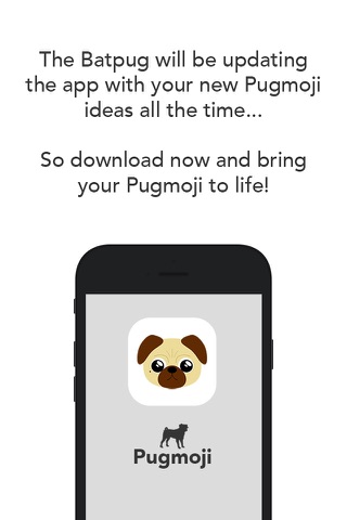 Pugmoji sticker keyboard by The BatPug screenshot 4