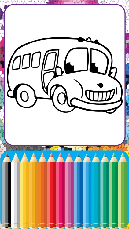 My ABC Cartoon School Bus Coloring Games for Kids screenshot-3