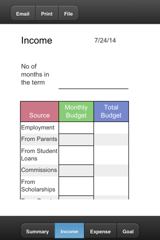 School Budget screenshot 2