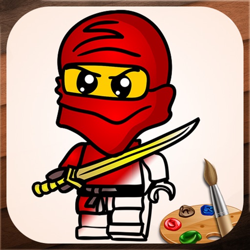 Pictures to Color for Lego Ninjago Full Icon