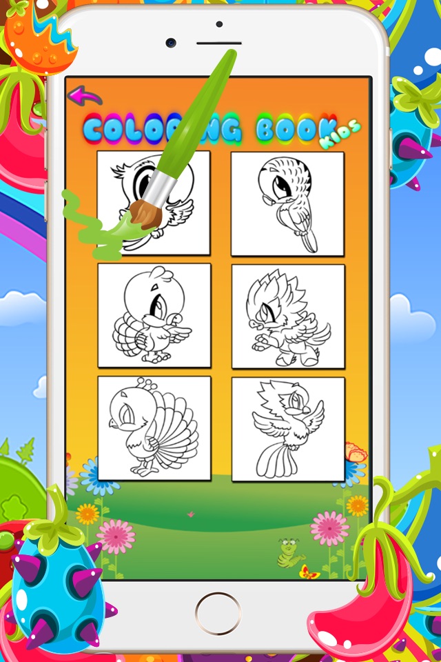 The Birds Coloring Books For Kids - Drawing Painting Games screenshot 2