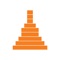 try to stack blocks align on top of each other as accurate as possible