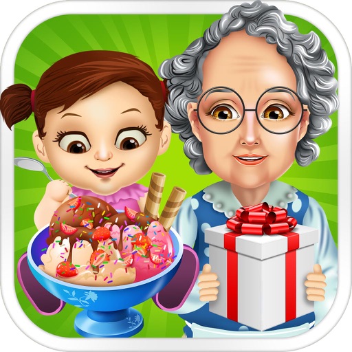 Salon Food Maker Fun with Grandma - Little Hair Spa & Foot Doctor Kids Games 2!