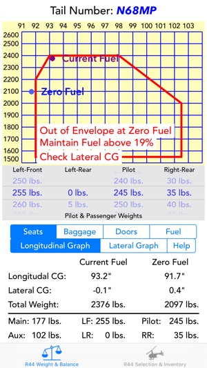 R44 Weight & Balance